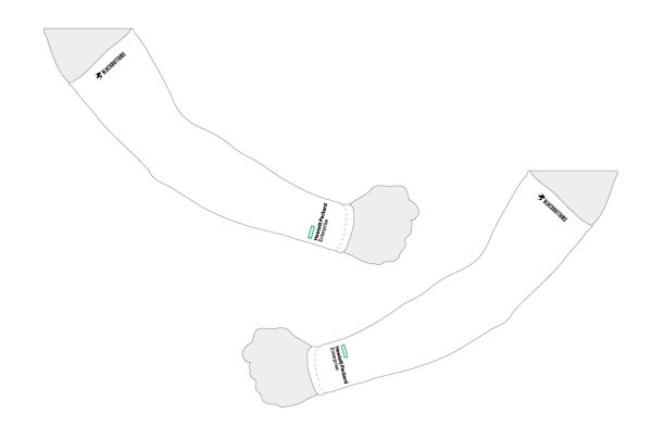 ARM WARMERS WHITE
